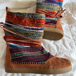 TOMS Colorful Knit Women's Boots